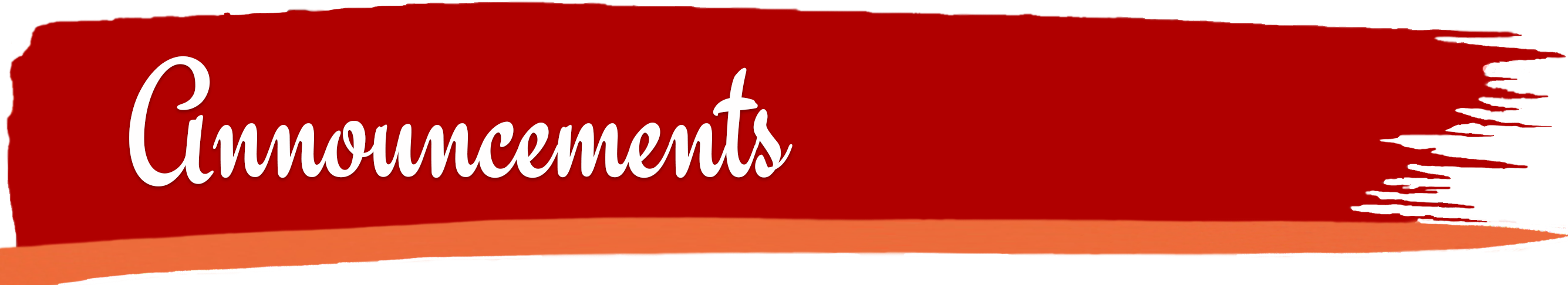 Admission Announcements